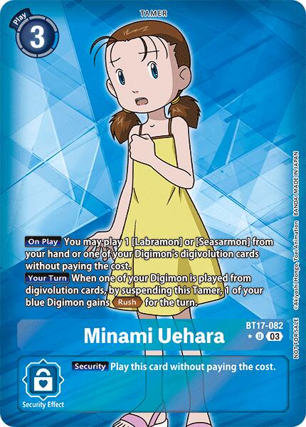 Minami Uehara [BT17-082] (Box Promotion Pack: Secret Crisis) [Secret Crisis] | Total Play