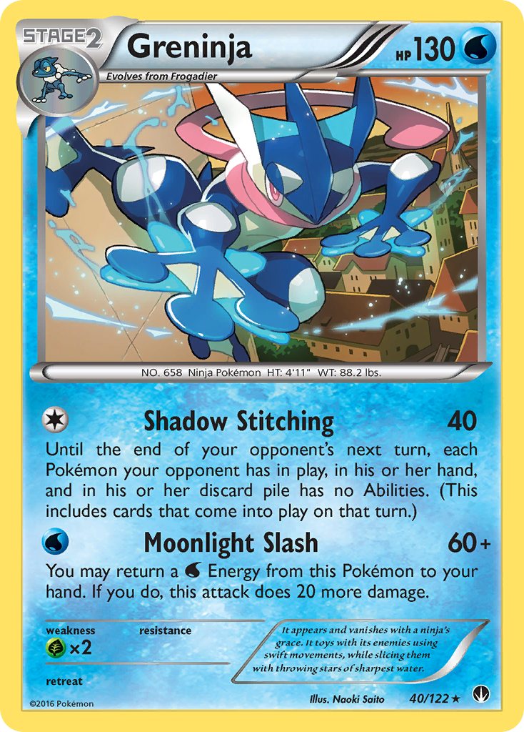 Greninja (40/122) [XY: BREAKpoint] | Total Play