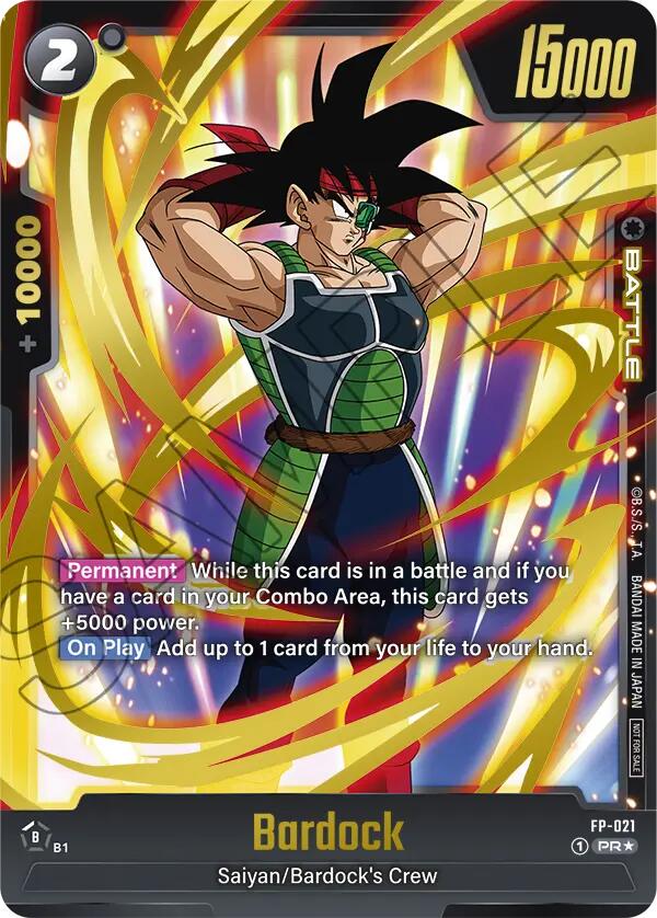 Bardock (FP-021) (Gold) [Fusion World Promotion Cards] | Total Play