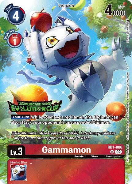 Gammamon [RB1-006] (2024 Evolution Cup) [Resurgence Booster] | Total Play