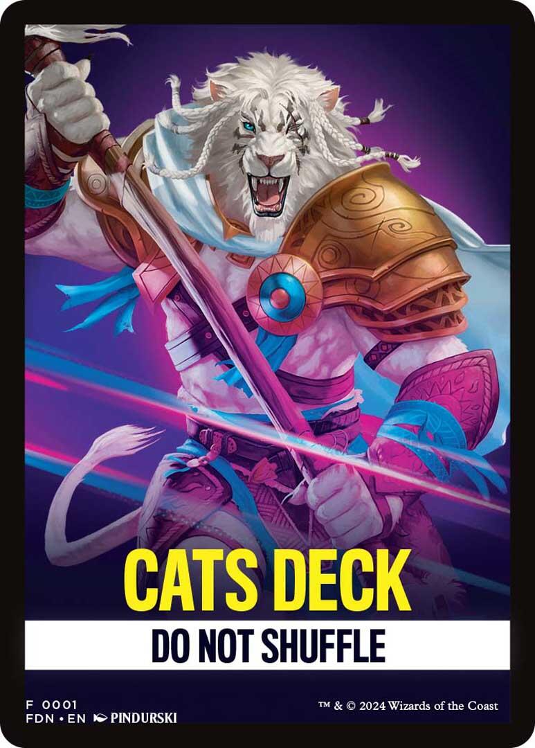 Cats Deck Theme Card [Foundations] | Total Play