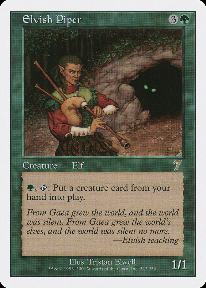 Elvish Piper [Seventh Edition] | Total Play