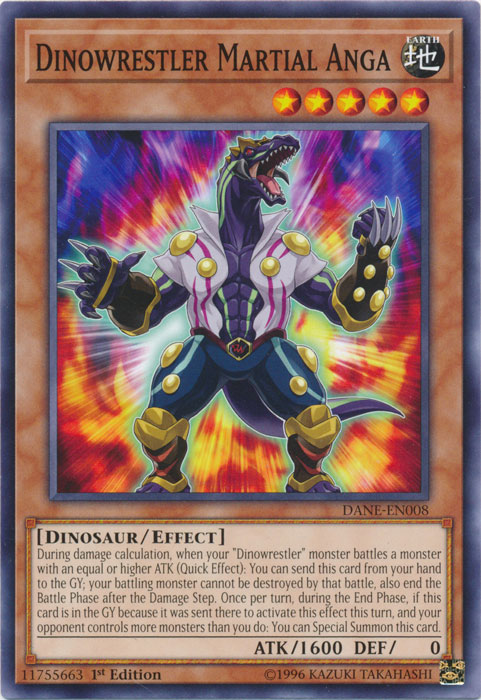 Dinowrestler Martial Anga [DANE-EN008] Common | Total Play
