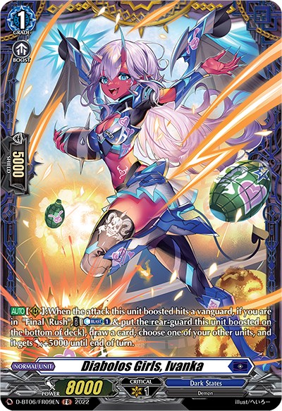 Diabolos Girls, Ivanka (D-BT06/FR09EN) [Blazing Dragon Reborn] | Total Play