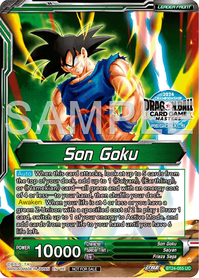 Son Goku // SS Son Goku, Beginning of a Legend (BT24-055) [Promotion Cards] | Total Play