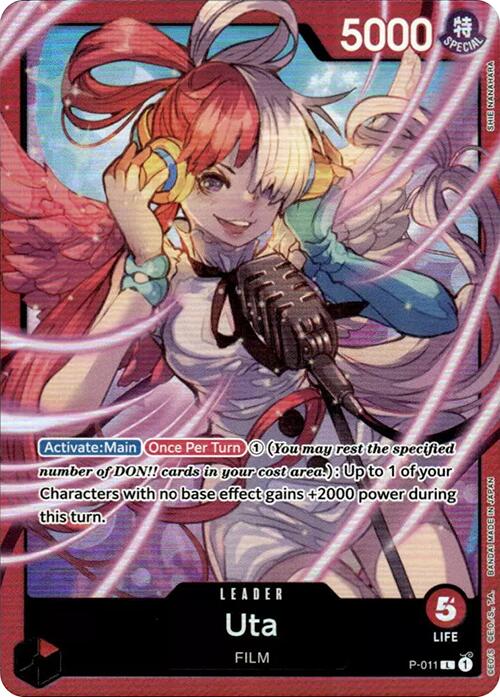 Uta (P-011) (Premium Card Collection -Uta-) [One Piece Promotion Cards] | Total Play