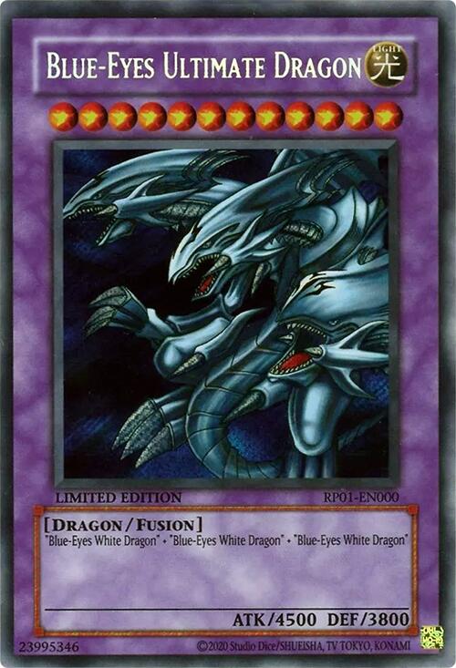 Blue-Eyes Ultimate Dragon [RP01-EN000] Secret Rare | Total Play