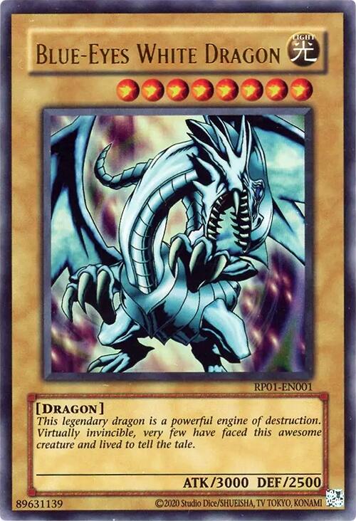 Blue-Eyes White Dragon [RP01-EN001] Ultra Rare | Total Play