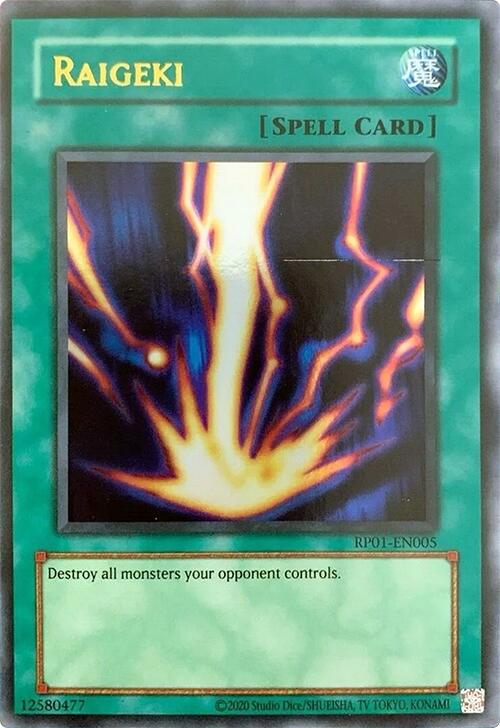 Raigeki [RP01-EN005] Ultra Rare | Total Play