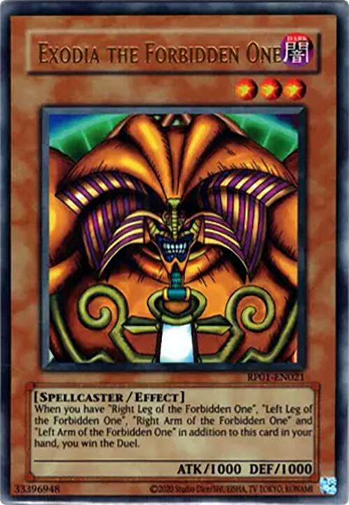 Exodia the Forbidden One [RP01-EN021] Ultra Rare | Total Play