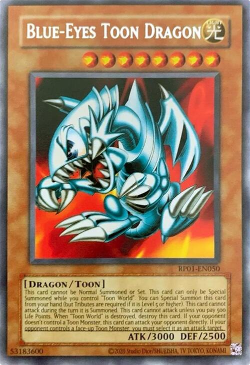 Blue-Eyes Toon Dragon [RP01-EN050] Rare | Total Play