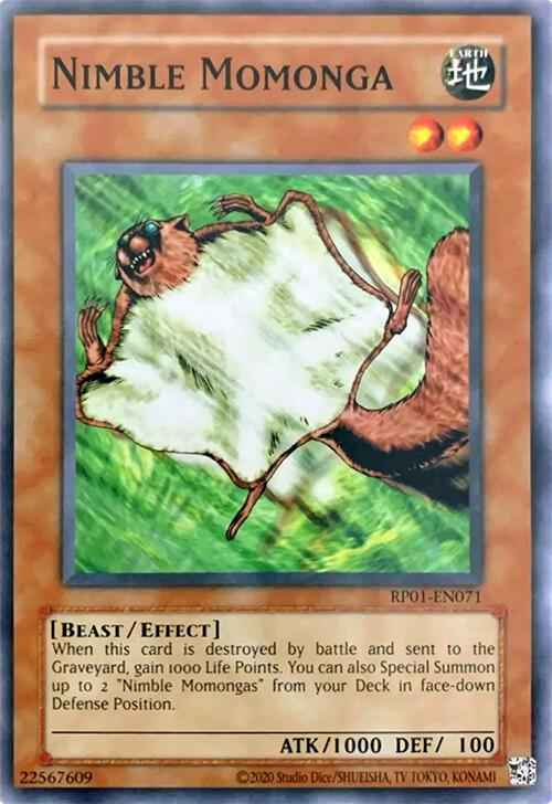 Nimble Momonga [RP01-EN071] Common | Total Play
