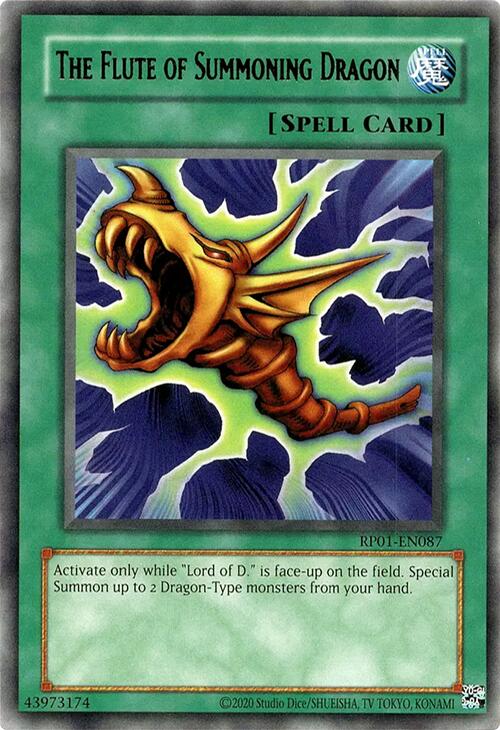 The Flute of Summoning Dragon [RP01-EN087] Rare | Total Play