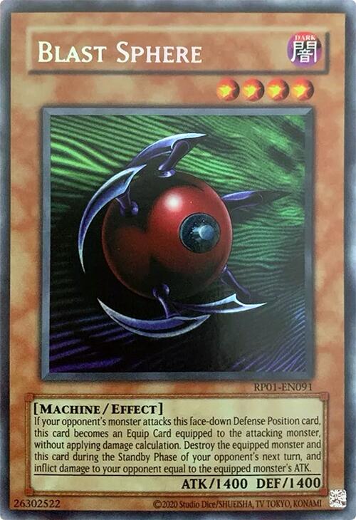 Blast Sphere [RP01-EN091] Secret Rare | Total Play
