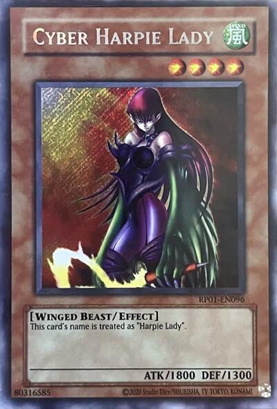 Cyber Harpie Lady [RP01-EN096] Secret Rare | Total Play