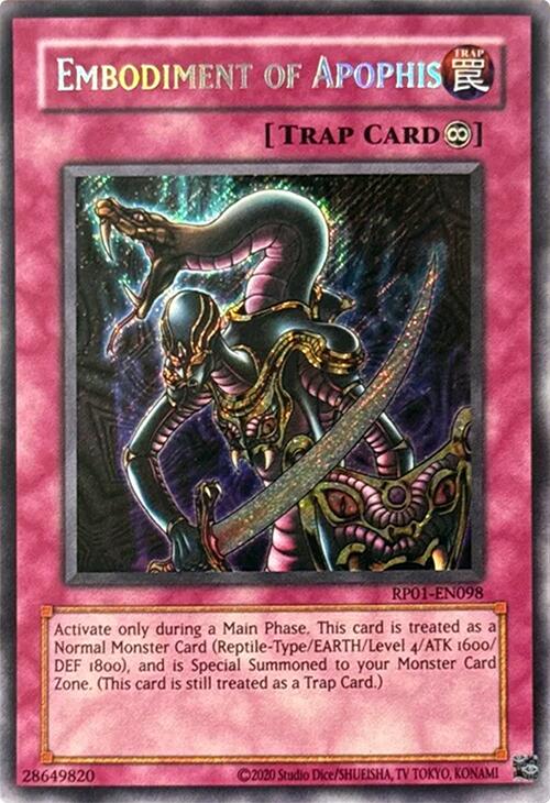 Embodiment of Apophis [RP01-EN098] Secret Rare | Total Play