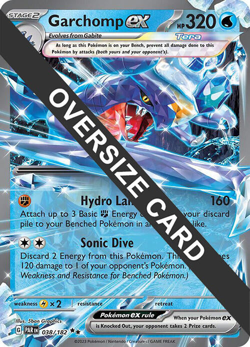 Garchomp ex (038) (Jumbo Card) [Scarlet & Violet: Black Star Promos] | Total Play