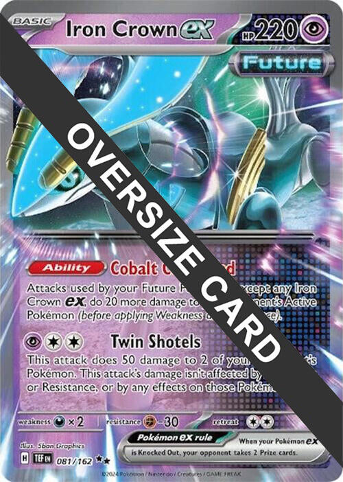 Iron Crown ex (081) (Jumbo Card) [Scarlet & Violet: Black Star Promos] | Total Play