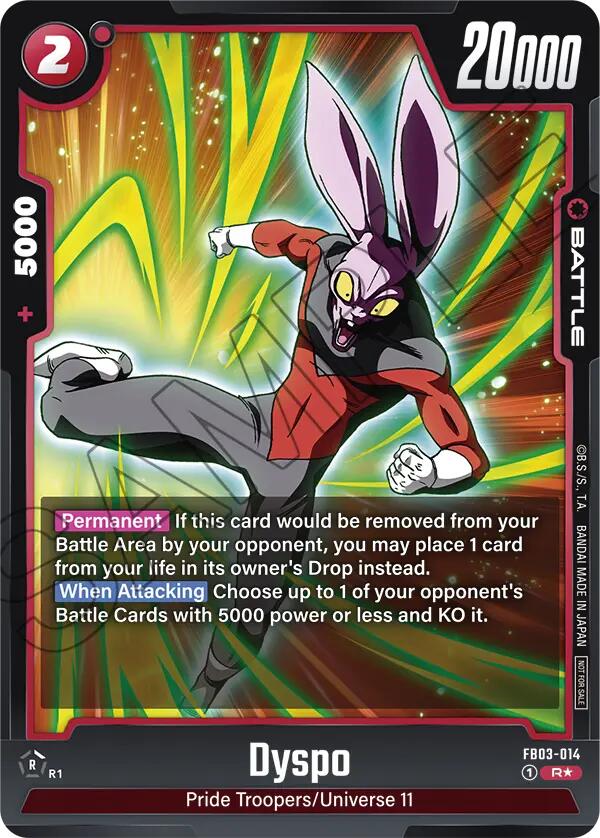 Dyspo (FB03-014) (Tournament Pack 03) [Fusion World Tournament Cards] | Total Play