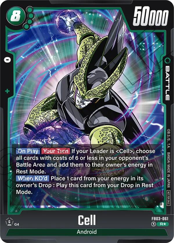 Cell (FB03-061) (Tournament Pack 03) [Fusion World Tournament Cards] | Total Play