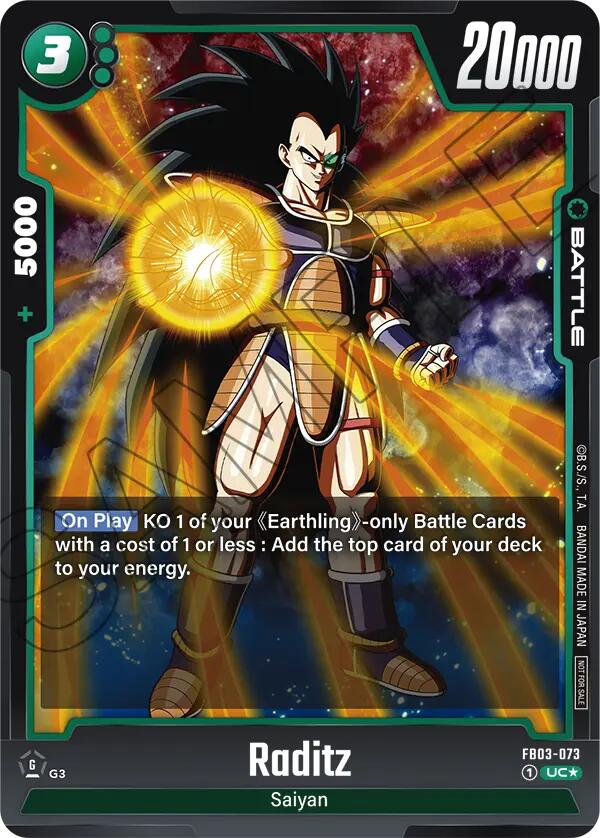 Raditz (FB03-073) (Tournament Pack 03) [Fusion World Tournament Cards] | Total Play