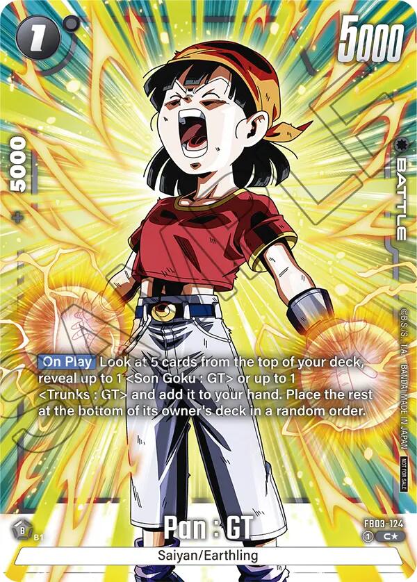 Pan : GT (FB03-124) (Tournament Pack -Winner- 03) [Fusion World Tournament Cards] | Total Play
