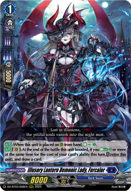 Illusory Lantern Demonic Lady, Forcalor (DZ-BT03/008EN) [Dimensional Transcendence] | Total Play