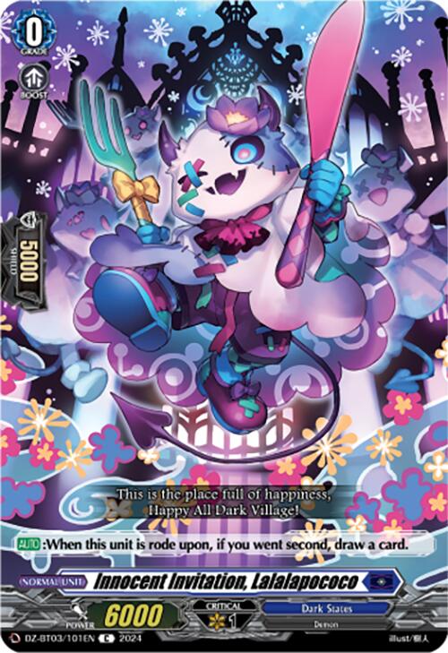 Innocent Invitation, Lalalapococo (DZ-BT03/101EN) [Dimensional Transcendence] | Total Play