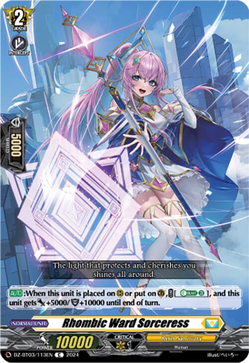 Rhombic Ward Sorceress (DZ-BT03/113EN) [Dimensional Transcendence] | Total Play