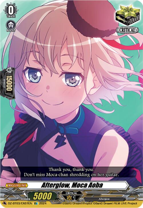 Afterglow, Moca Aoba (DZ-BT03/EX07EN) [Dimensional Transcendence] | Total Play