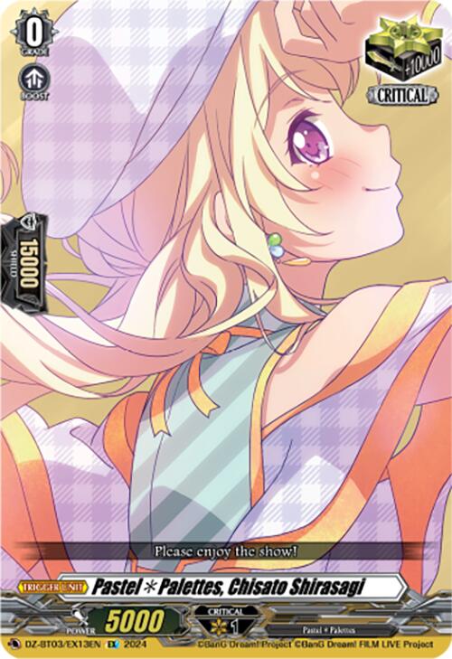 Pastel*Palettes, Chisato Shirasagi (DZ-BT03/EX13EN) [Dimensional Transcendence] | Total Play