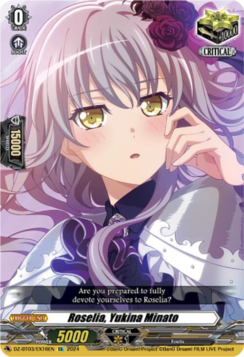 Roselia, Yukina Minato (DZ-BT03/EX16EN) [Dimensional Transcendence] | Total Play