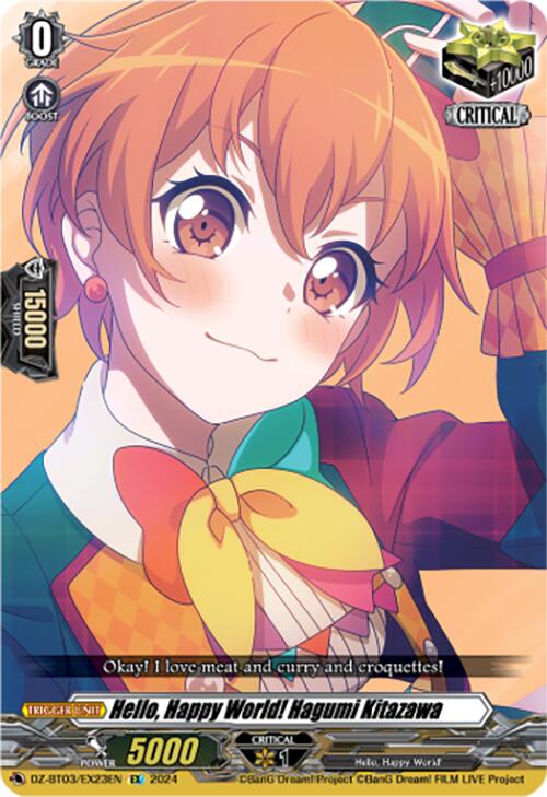 Hello, Happy World! Hagumi Kitazawa (DZ-BT03/EX23EN) [Dimensional Transcendence] | Total Play