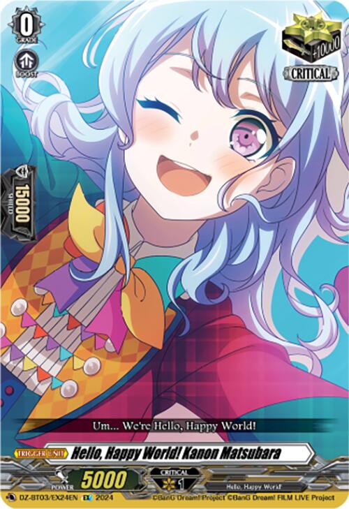 Hello, Happy World! Kanon Matsubara (DZ-BT03/EX24EN) [Dimensional Transcendence] | Total Play