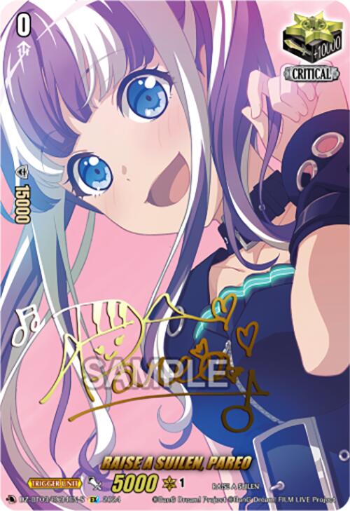 RAISE A SUILEN, PAREO (Foil) (DZ-BT03/EX34EN-S) [Dimensional Transcendence] | Total Play