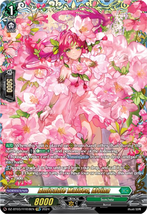 Amicable Maiden, Alvina (DZ-BT03/FFR18EN) [Dimensional Transcendence] | Total Play