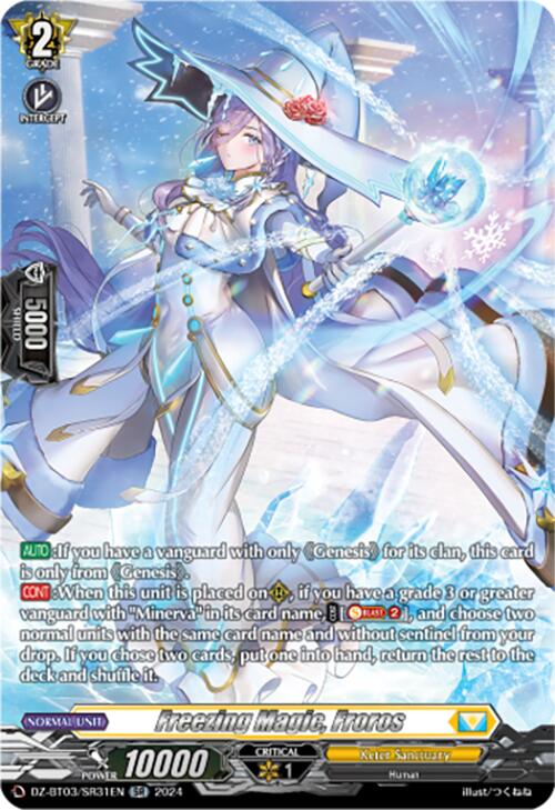 Freezing Magic, Froros (DZ-BT03/SR31EN) [Dimensional Transcendence] | Total Play