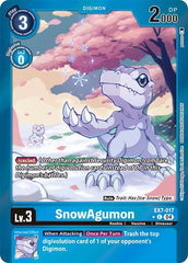 SnowAgumon [EX7-017] (Foil) [Digimon LIBERATOR] | Total Play