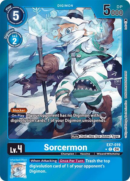 Sorcermon [EX7-019] (Foil) [Digimon LIBERATOR] | Total Play