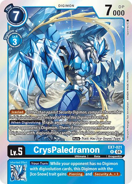 CrysPaledramon [EX7-021] [Digimon LIBERATOR] | Total Play