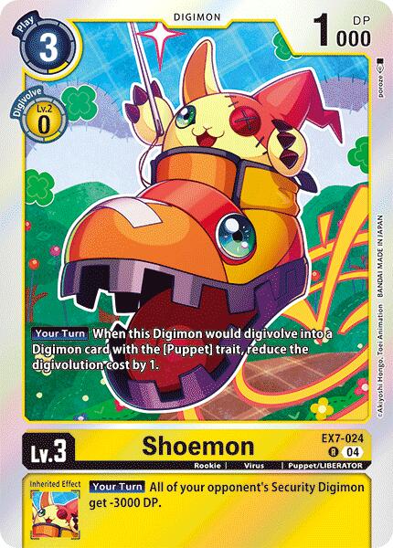 Shoemon [EX7-024] [Digimon LIBERATOR] | Total Play