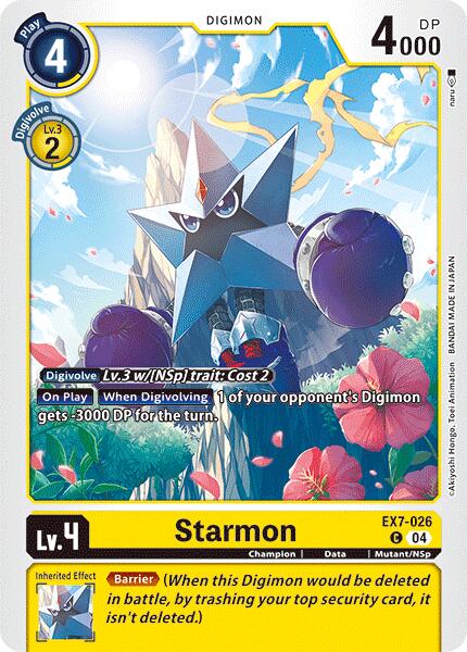 Starmon [EX7-026] [Digimon LIBERATOR] | Total Play