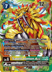 SaberLeomon ACE [EX7-029] (Alternate Art) [Digimon LIBERATOR] | Total Play