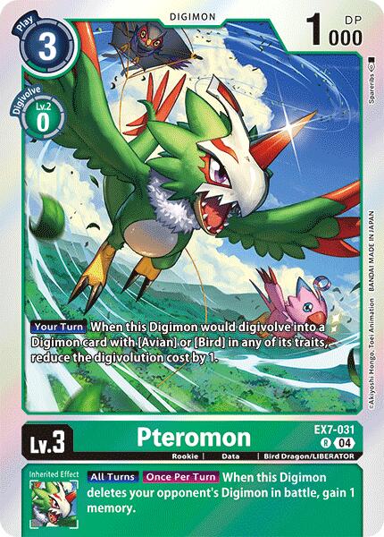 Pteromon [EX7-031] [Digimon LIBERATOR] | Total Play