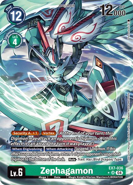 Zephagamon [EX7-036] (Alternate Art) [Digimon LIBERATOR] | Total Play