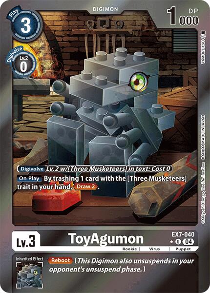 ToyAgumon [EX7-040] - EX7-040 (Foil) [Digimon LIBERATOR] | Total Play