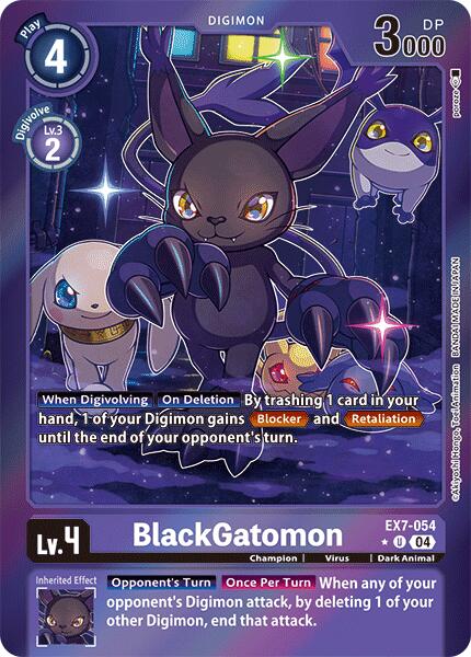 BlackGatomon [EX7-054] (Foil) [Digimon LIBERATOR] | Total Play