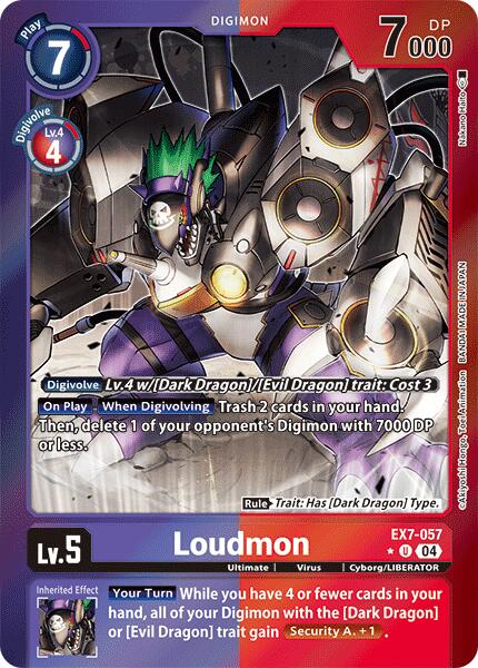 Loudmon [EX7-057] (Foil) [Digimon LIBERATOR] | Total Play