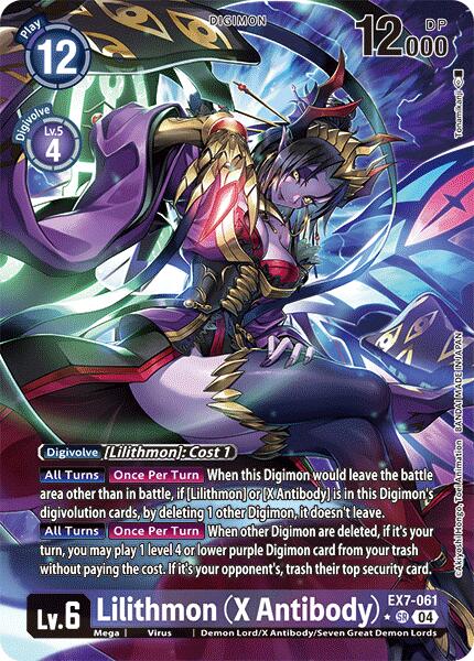 Lilithmon [EX7-061] (X Antibody) (Alternate Art) [Digimon LIBERATOR] | Total Play