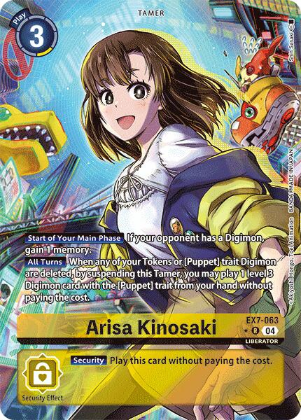 Arisa Kinosaki [EX7-063] (Alternate Art) [Digimon LIBERATOR] | Total Play